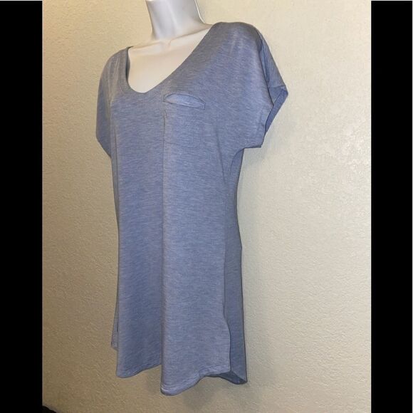 Lole Sail Blue Heather Anais Tunic Top Size Small - Picture 6 of 11